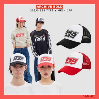 [ARCHIVE Bold 939] 23S/S 939 TYPE Y หมวกตาข่าย 2 สี / ฟรีไซซ์ / เย็น / เพิ่มสแนทช์ / สแปน ฝึกสมาธิ แขนสั้น ลําลอง สไตล์เกาหลี สินค้าขายดี