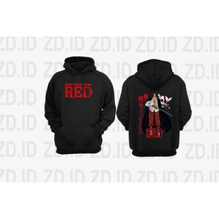 Hoddie เสื้อแจ็คเก็ต วันพีช สีแดง สําหรับผู้ชาย