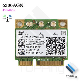 Intel 6300 AGN PCI-E Wireless WiFi N Card Intel Ultimate-n 6300agn 802.11a/b/g/n 2.4 Ghz and 5.0 Ghz