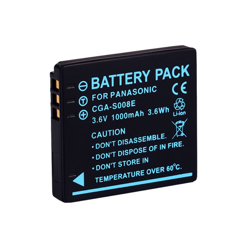 Caricabatteria Per Batteria Panasonic DMW-BCE10, CGA-S008, Lumix DMC