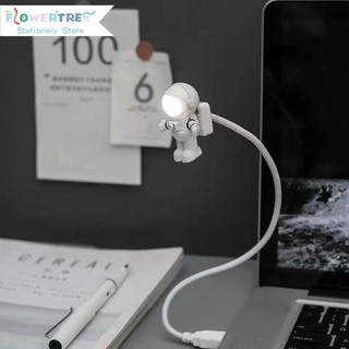 โคมไฟตั้งโต๊ะ Led รูปนักบินอวกาศดอกไม้สําหรับหอพักนักเรียน