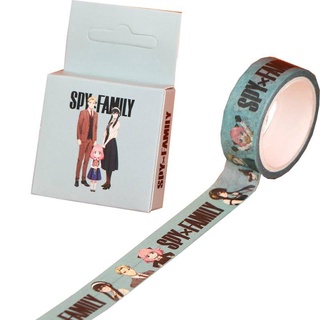 Spy FAMILY Loid Forger Anya Forger Yor Forger Washi Tape Anime Masking Tape Kawaii เทปกาวตกแต่ง เทปสติกเกอร์ สมุดไดอารี่ เครื่องเขียน ของขวัญ