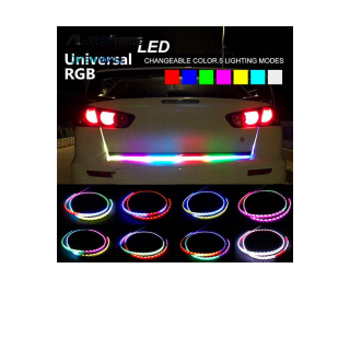 om แถบไฟเบรค LED 36 12 โวลต์ สี RGB กันน้ำ สําหรับติดรถยนต์ ขนาด 1.2 ม.