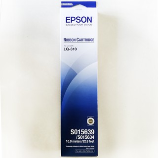 ผ้าหมึกเครื่องดอทเมตริกซ์ Epson  LQ-310 (C13S015639, S015634)