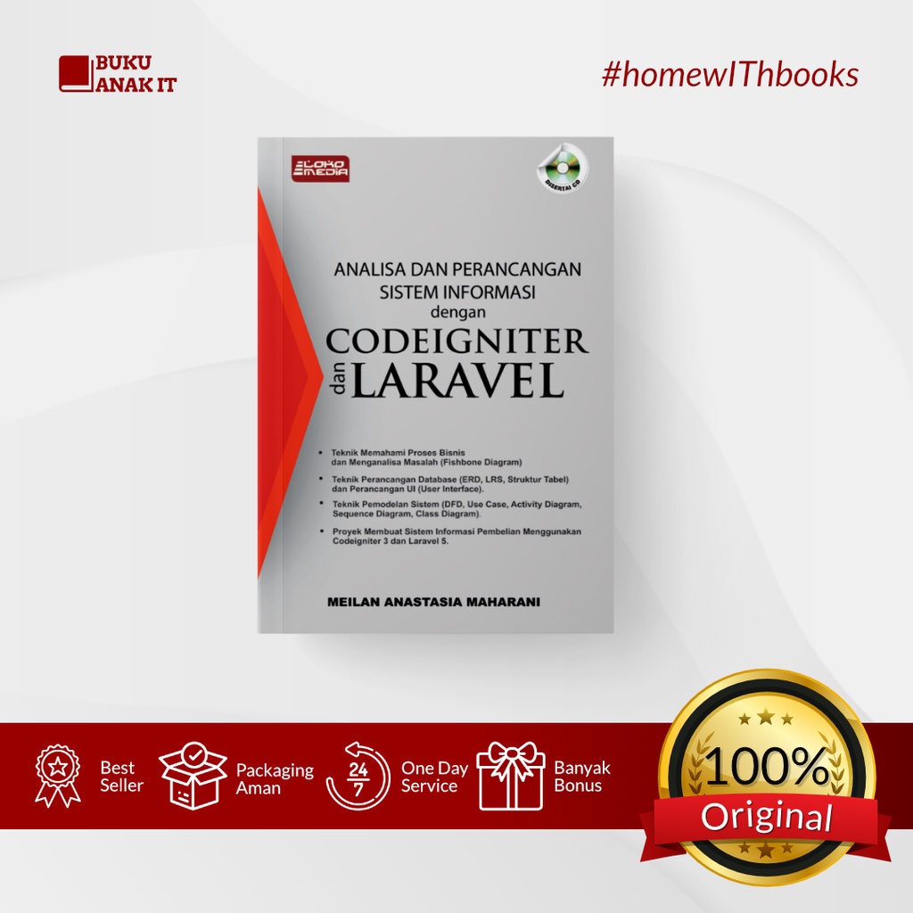 หนังสือการวิเคราะห์และการออกแบบระบบข้อมูลพร้อมโค้ดigniter และ LARAVEL