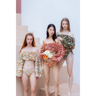 เสื้อครอปฟู + กกนผูก Gardens collection