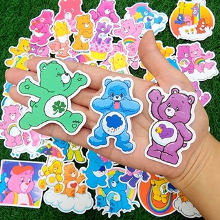 สติ๊กเกอร์ ตุ๊กตาหมี แคร์แบร์ Care Bears งานดี สีสวย ติดแน่น กันน้ำ (50ชิ้น) sticker