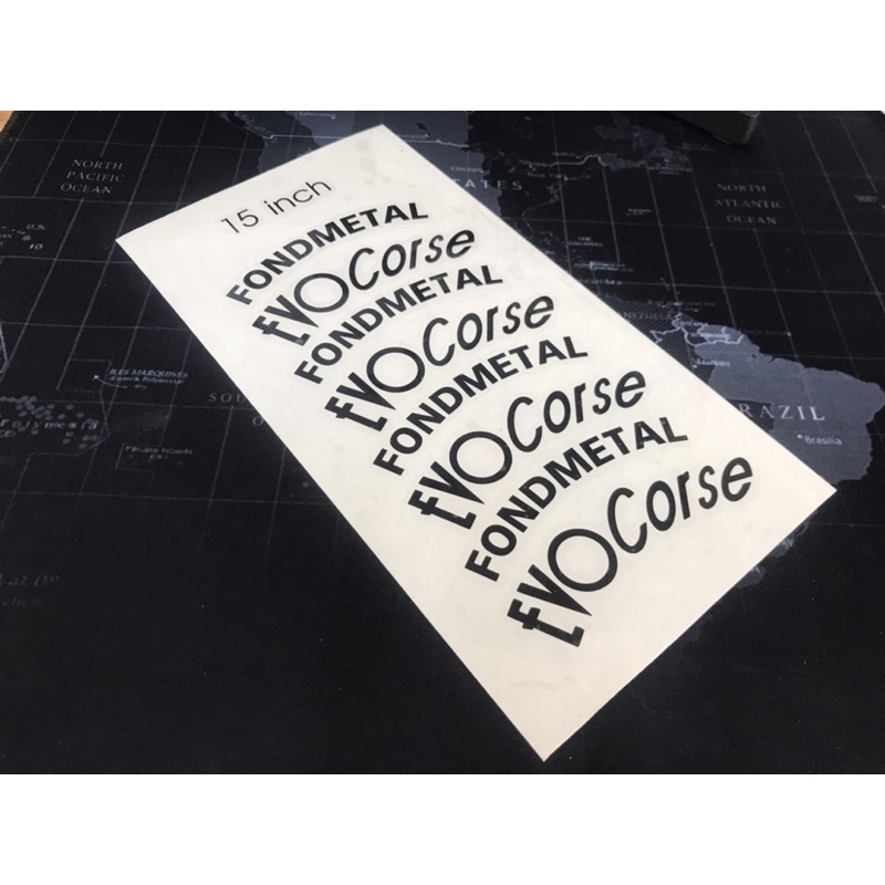 สติ๊กเกอร์ล้อ evo corse fondmetal - รูปที่ 4