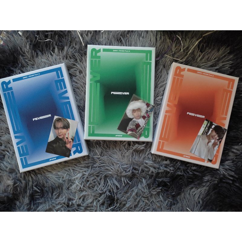 อัลบั้มATEEZ FEVER Pt.3 อัลบั้มแกะพร้อมการ์ด1ใบ