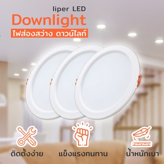 GERMANY Liper โคมไฟดาว์นไลท์ Downlight 5W จากเยอรมัน ใช้งานยาวนาน 30,000 Hrs.