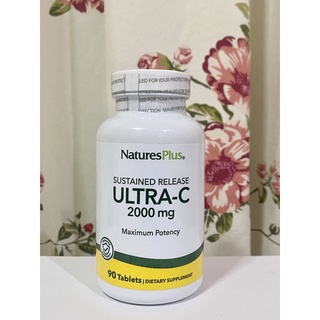 วิตามินซี 2,000 มิลลิกรัม NaturesPlus Ultra-C 2,000 mg Sustained Release 90 Tablets