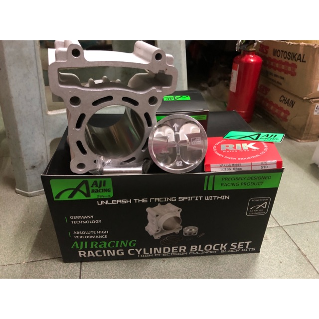 AJI RACING LC135 RACING BLOCK PISTON FORGED ขนาด 63MM