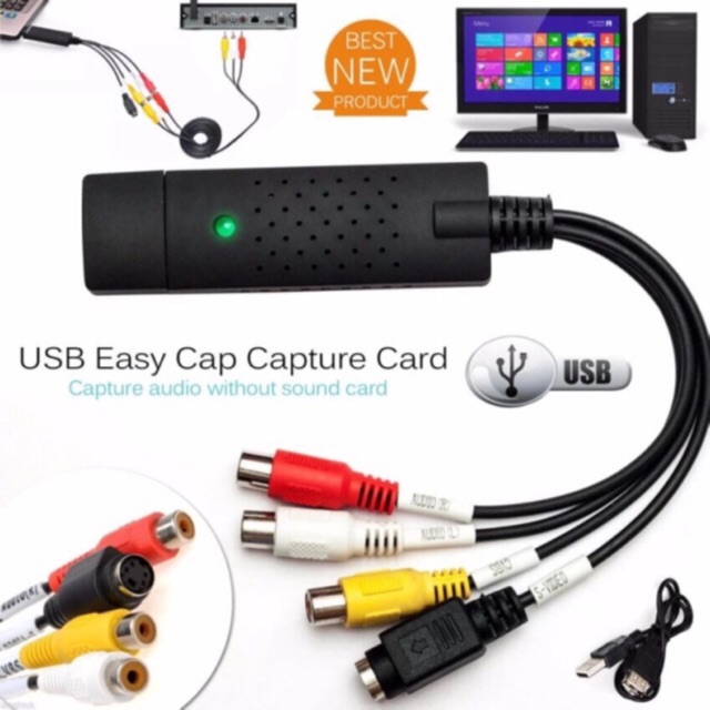 SALE Easycap USB 2.0 วิดีโอดิจิตอลออดิโอเพื่อ DVD จับการ์ดอะแดปเตอร์แปลง - Intl #คำค้นหาเพิ่มเจลทำความสะอาดฝุ่น Super Cleanสาย AC PoWer1.8 G-LINGการ์ดรีดเดอร์ Card Readerสายต่อจอ Monitorสายชาร์จกล้องติดรถยนต์