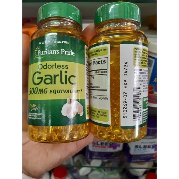 Puritan's Pride Odorless Garlic 500 mg