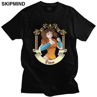 ขายดี!เสื้อยืดแขนสั้น พิมพ์ลายอนิเมะ Seven Deadly Sins Nanatsu No zai Diane สไตล์ญี่ปุ่น คลาสสิก สําหรับผู้ชาย DCngpp44B