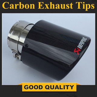 Akrapovic ท่อไอเสียรถยนต์ คาร์บอนไฟเบอร์ แวววาว ปลายท่อไอเสีย ท่อไอเสีย สเตนเลส สากล