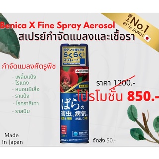 ยาฆ่าเชื่อรา Benica X Fine Aerosol 450m