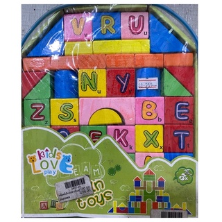 บล็อกไม้ A-Z ขนาด 20x25 cm