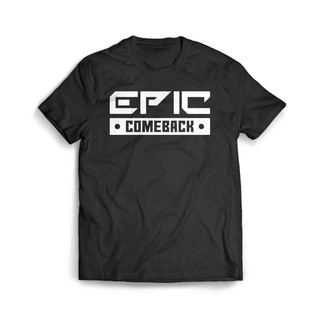 เสื้อผ้าผชเสื้อยืด พิมพ์ลาย Epic ComebackS-5XL