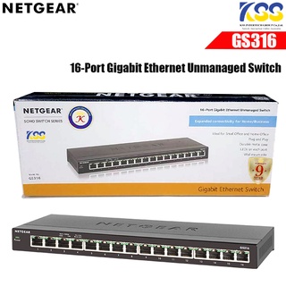 Netgear GS316 16-Port Gigabit Ethernet Switch