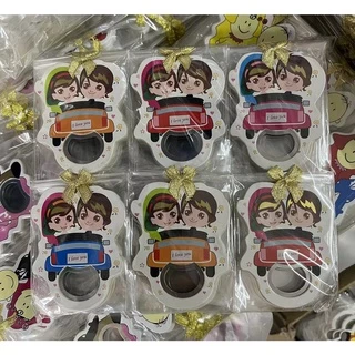 อันละ 5.5-7บาท＊50ชิน เปิดขวด ลายบ่าวสาวต่างๆสามารถติดตู้เย็นได้ คละสี K Shui