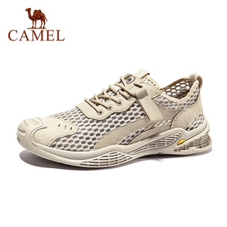 Camel รองเท้าผ้าใบลําลองสําหรับผู้ชายมีระบายอากาศใส่สบายๆ