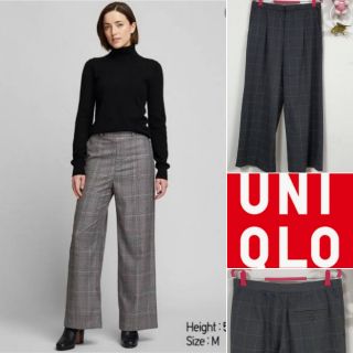 กางเกงยูนิโคล่Women Wide pant💯 Sz.M/XL./2XL.สวมใส่แบบเก๋ไก๋มีไสตด์