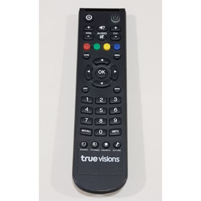 รีโมท กล่อง ทรูวิชั่น แท้ True Visions Remote รุ่น Humax ใช้ได้เลยไม่ต้องจูน