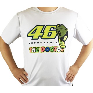 [ล้างสต็อก] VR46 เสื้อทีม ValentinoRossi เบอร์ 46 เสื้อครีวทีมงานMotoGP นิ่ม สบาย สวมใส่ง่าย ระบายอากาศได้ดี