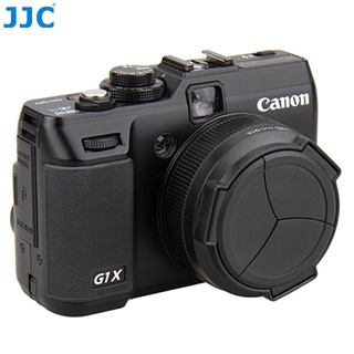 Jjc ฝาครอบเลนส์กล้องสําหรับ Canon Powershot G1X สีดํา