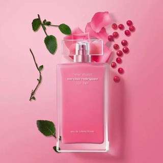 น้ำหอมNarciso (สีชมพูเข้ม) For Her Fleur Musc Eau De Toilette Florale 100ml 🔆ทักแชทเช็คสต๊อกก่อนนะ🫧