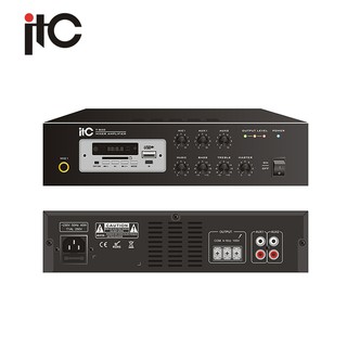 แอมป์ ITC Audio T-B60 เพาเวอร์มิกเซอร์กำลังขับ 60 วัตต์ สำหรับร้านอาหาร ห้องประชุมห้องเรียน หรือติดตั้งในโรงงาน