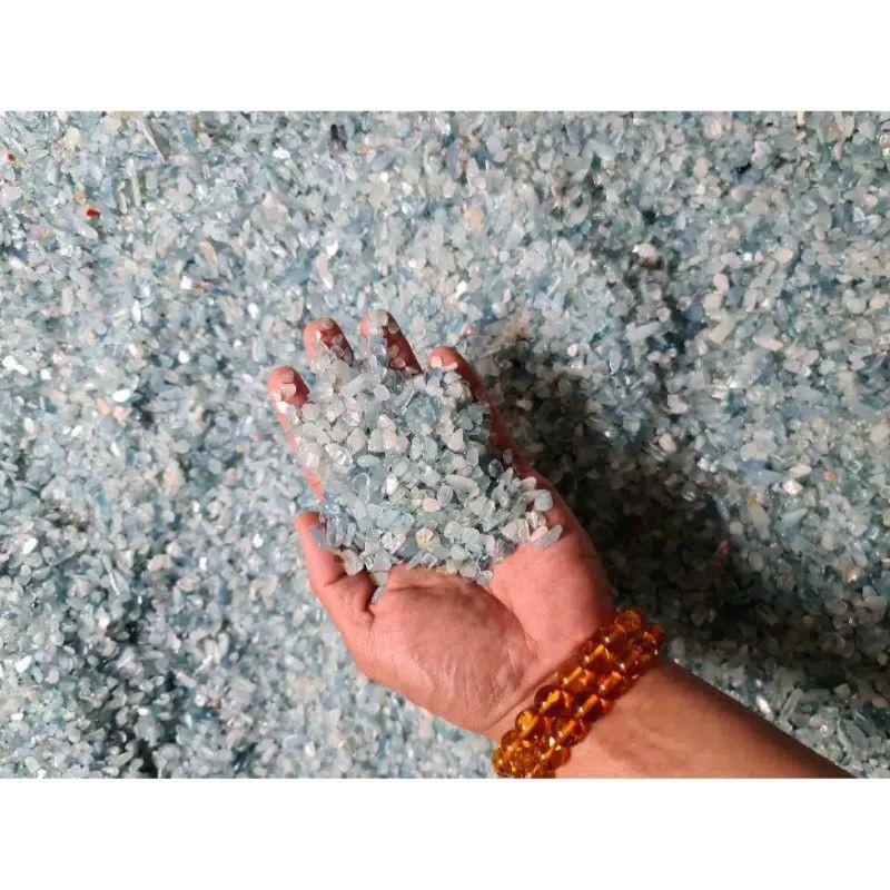 AQUAMARINE STONE ชิปส์เล็ก 100GRAMS