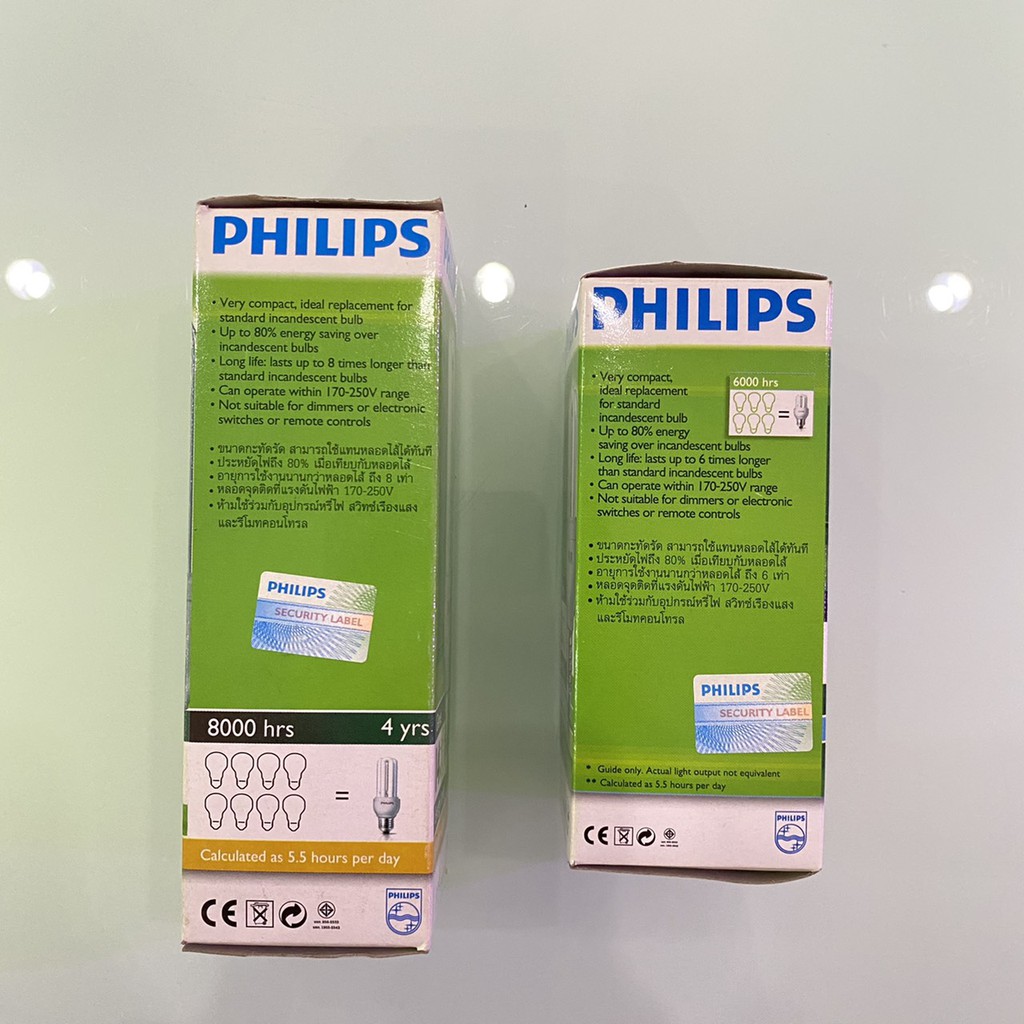 PHILIPS หลอดตะเกียบ โทนแสงขาว คูลเดย์ไลท์ กำลังไฟ 14 วัตต์ และ 8 วัตต์ ได้รับมาตรฐาน มอก.956-2533 และมอก.1955-2542 ราคา ถูกที่สุด ดีลบีเคเค แกลเลอรีภาพที่ 3