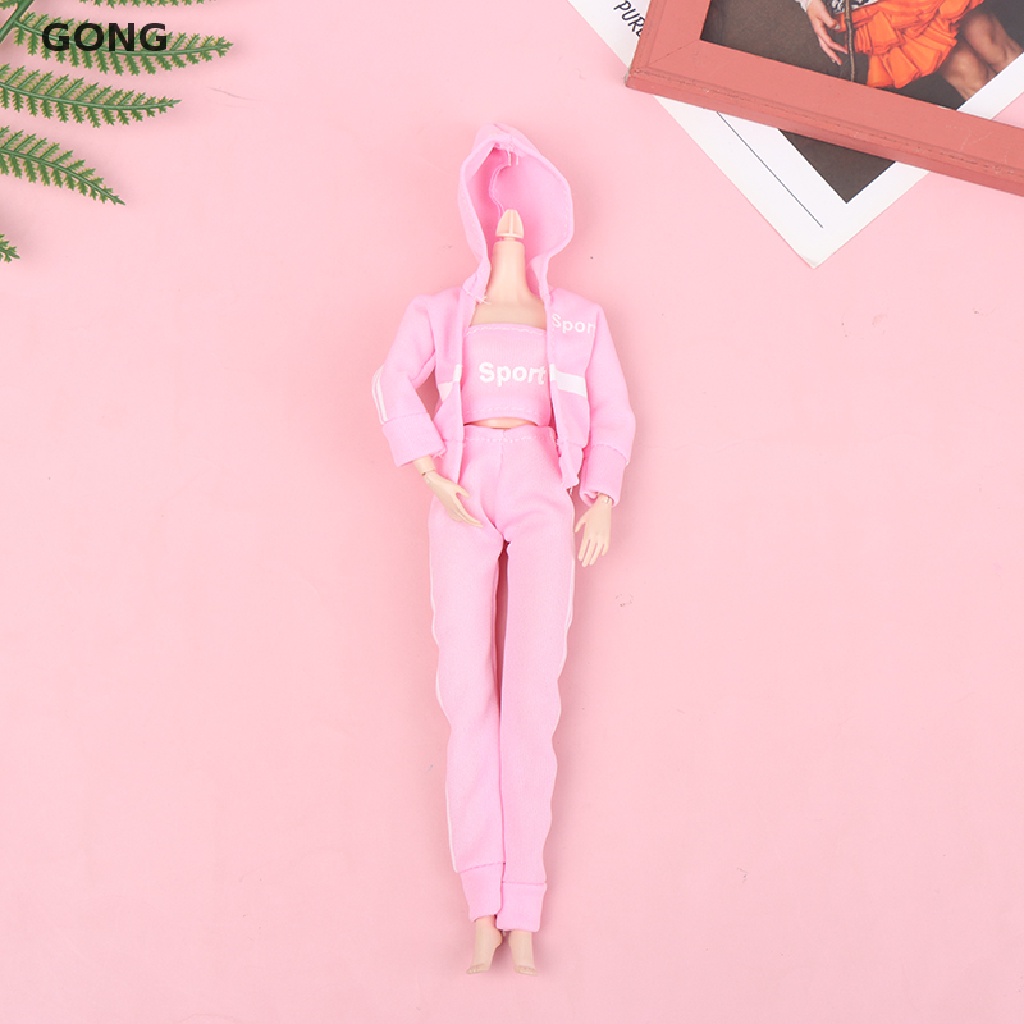 Go ชุดกีฬาแฟชั่น สําหรับบ้านตุ๊กตา 1/6 30 ซม. 3 ชิ้น ต่อชุด