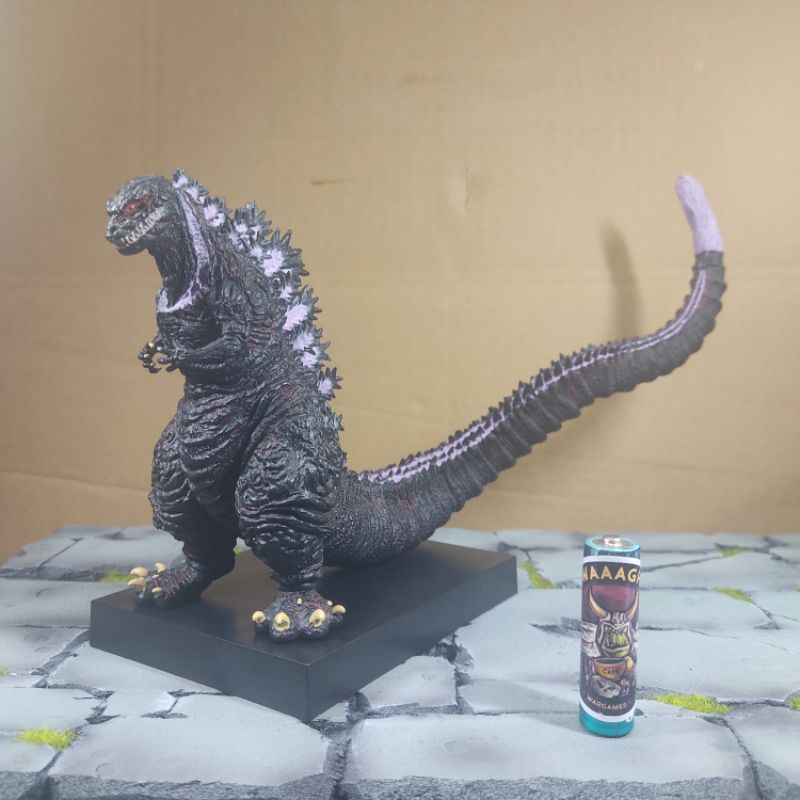 🔥มีของพร้อมส่ง🔥 ของแท้ Sega Shin Godzilla ครีบม่วง รวมฐานสูง 6 Inch ยาว 11 Inch Made in China มือสอง