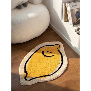 (Preorder) พรมเช็ดเท้าซับน้ำ lemonde มี3ลายให้เลือกน้า 🍋