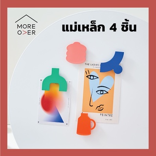 Moreover Sculpture magnet แม่เหล็ก เกาหลี แจกัน สคัปเจอร์ colorful desk organize note