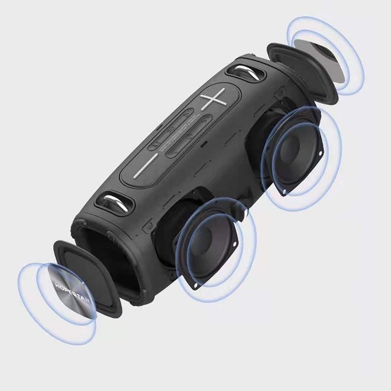 SY Hopestar H50 Super Bass ลำโพงบลูทูธ เสียงดังกระหึ่ม เชื่อมต่อไกล 10 เมตร พกพาสะดวกมีสายสะพาย