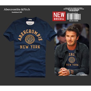 เสื้อแฟชั่น Abercrombie Fitch Men, เสื้อยืดคอกลมคอสั้น o-neck