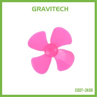 [Gravitechthai]60mm Fan Propeller Blade with 2mm Shaft - Pink