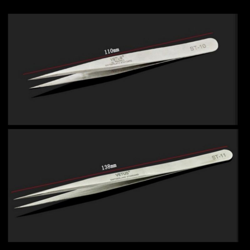 แหนบ​ Vetus​ สแตนเลสแท้​100% แหนบถอนขนรังนก​ มาตรฐาน​สวิสเซอร์แลนด์​ ปลายแหลม​ ปลายงอ​ ปลายตัด​ คีมถอนขนรังนก​ - รูปที่ 4