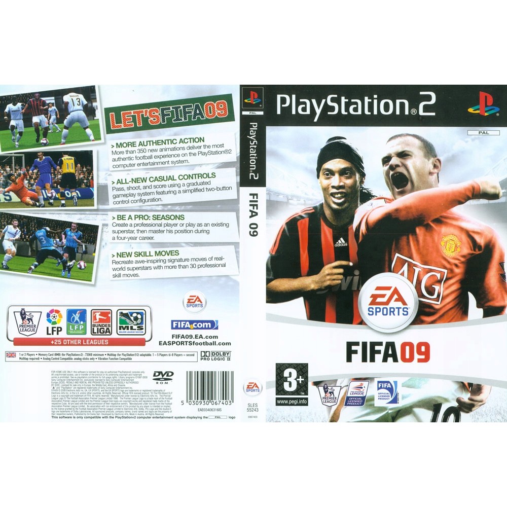แผ่นเกมส์[Playstation2] FIFA 09