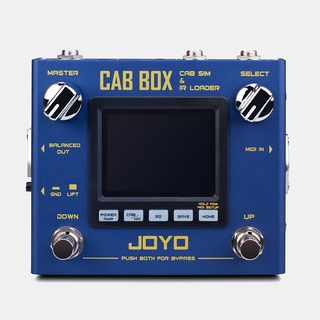 Joyo R-08 CAB BOX แท่นเหยียบเอฟเฟคกีตาร์ IR พร้อมพาวเวอร์แอมป์จําลอง 4 ท่อ 20 ตัว