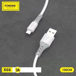 พร้อมส่งจากไทย สายชาร์จ FONENG X66 3A Quick Charge Data Cable