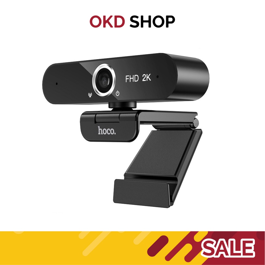 Hoco USB Web Camera 2K DI22 / DI23 กล้องเว็บแคม WEBCAM ระบบออโต้โฟกัส เว็บแคม FHD