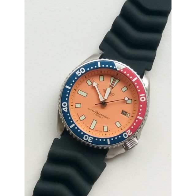 ขายนาฬิกาSeiko Diver หน้าส้ม สภาพดี