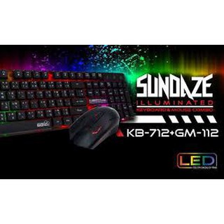 lluminated Keyboard &amp; Mouse ComboSIGNO Pro-Series รุ่นKB-712+GM-112