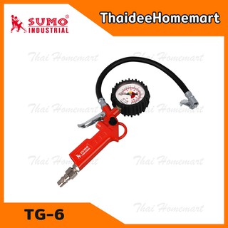 SUOM ที่เติมลม เกจวัดลมพร้อมหัวเติมลม รุ่น TG-6