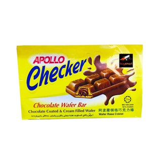 APOLLO Checker เวเฟอร์เคลือบช้อคโกแล็ต